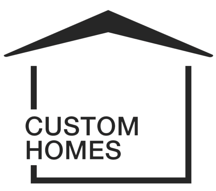 Large Black custom home builders logo Lafayette, LA